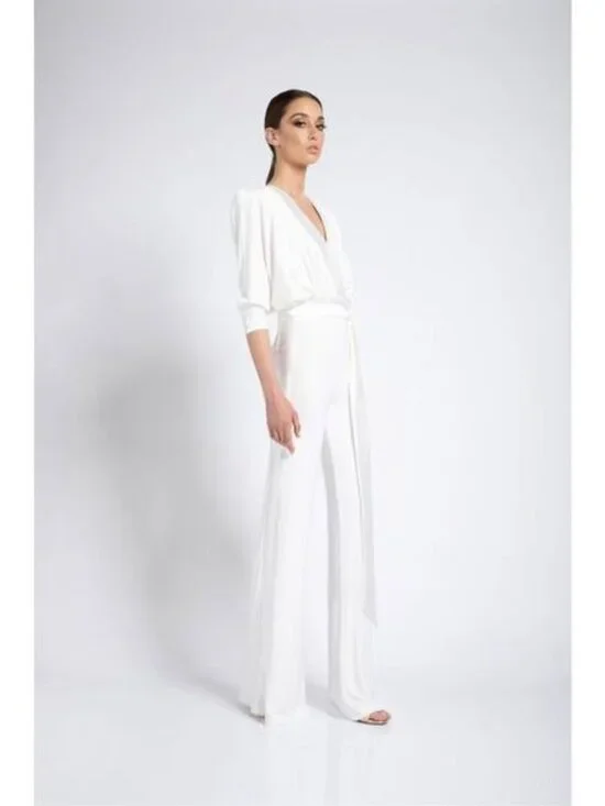 NWT Zhivago Weld Jumpsuit in White Size 8 $600 - Picture 3 of 11